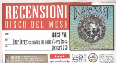Esce "Dear Jerry: Celebrating the Music of Jerry Garcia": due ore e mezzo di concerto con Bob Weir, Allen Toussaint, Jimmy Cliff, Los Lobos…