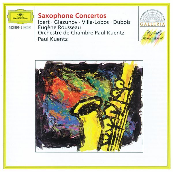 Ibert / Glazunov / Villa-Lobos / Dubois: Saxophone Concertos di Eugene ...